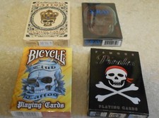 Molla Space X-RAY Skull Playing Cards  Tattoo , Pirates, Bicycle Cards SKULL