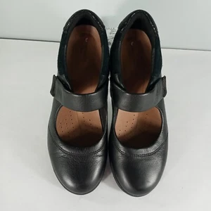 Scarpe Clarks 9,5 mocassini donna Mary Jane in pelle ballerine boho atmosfera terrena - Foto 1 di 8