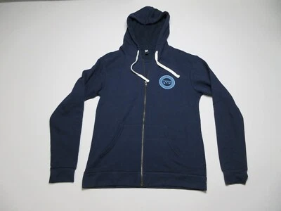 Next Level Mens Drawstring Full Zip Hoodie Sweatshirt Long Sleeve Size M Blue - Image 1 of 4