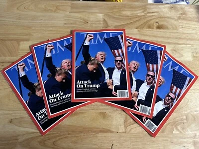 TIME Magazine Attack On Trump Assassination Attempt *ORIGINAL COVER* - IN HAND‼️ - Image 1 of 3