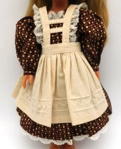 Handmade OOAK Prairie Dress Outfit Set Made for Little Darling DOLL NOT INCLUDED - Picture 1 of 8