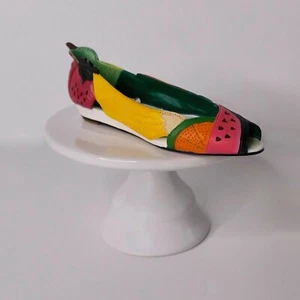 JUST THE RIGHT SHOE by Raine 2000 Fruity Beverly Feldman Figurine #25320 - Picture 1 of 5