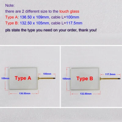 Fit for SIEMENS MOBILE PANEL 177 DP 6AV6645-0AC01-0AX0 Mat.Nr.66977 Touch Screen - Image 1 of 3