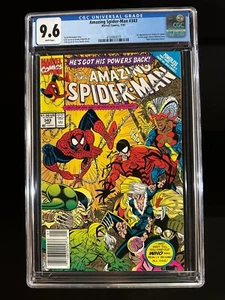Amazing Spider-Man #343 CGC 9.6 (1991) - Newsstand - 1st app Cardiac in cameo - Picture 1 of 2