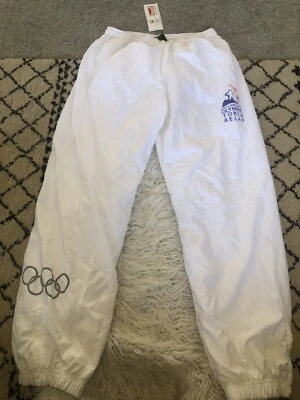 Официальный Солт-Лейк-Сити 2002 зимние Олимпийские игры факел реле униформа брюки новый с Ярлыками большой. D9 - Изображение 1 из 4