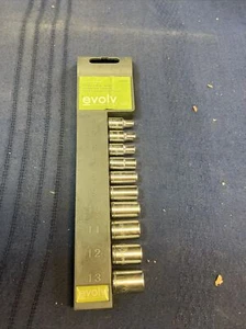 Craftsman Evolv 1/4 Drive Metric Socket Set 4-13 , Excellent - Picture 1 of 8