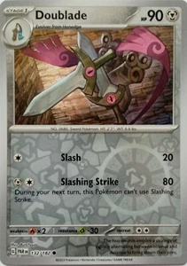 132/182 DOUBLADE REVERSE HOLO PARADOX RIFT POKEMON CARD - Picture 1 of 1
