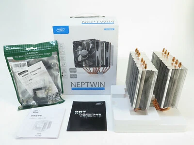 Deepcool DP-MCH6-NT 120mm CPU Cooler for Intel / AMD - 6 heat pipes Missing Fans - Image 1 of 4