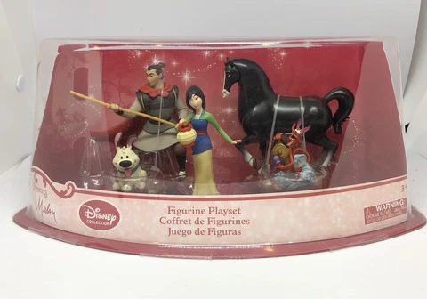 Disney Mulan Figure 6 Piece Playset Cover