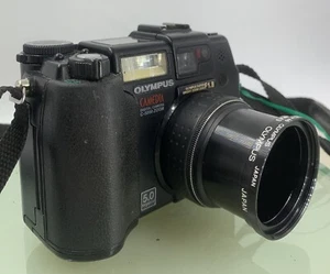 Olympus Camedia C5050 5MP Digital Camera 3x Zoom BLACK NO CHARGER TESTED - 217 - Picture 1 of 8