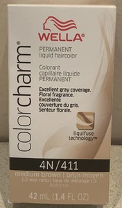 Wella Permanent Liquid Hair Color 5N/511 Light Brown. 1.4oz Free Shipping - Picture 1 of 4