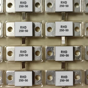5 STCK. RHD250-50 RFP250-50 RF Power Flanschwiderstände 250 Watt 50 Ohm - Bild 1 von 3