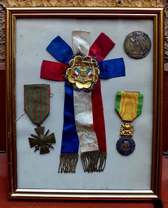 Commemorative Medal Frame Of The 1st World War 1914-1918 - Picture 1 of 1