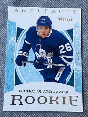 2022-23 Upper Deck Artifacts Rookies /999 Nicholas Abruzzese #173 Rookie RC - Image 1 of 3
