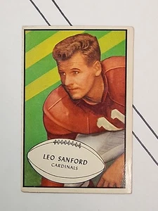 1953 Bowman Set-Break # 39 Leo Sanford -Bad Back - Picture 1 of 3