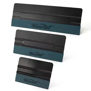 3 Sizes Vinyl Wrap Squeegee, ScratchFress Suede Felt Squeegee for Vinyl Tint Kit - Picture 1 of 9