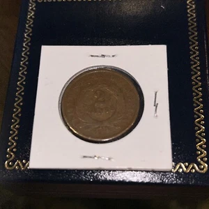 1865 Two Cent Piece, Very Nice - Picture 1 of 2