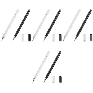  Set of 4 Doppelköpfiger Stift Kapazitiver Touch-Stift Präzisionsstil - Zdjęcie 1 z 12