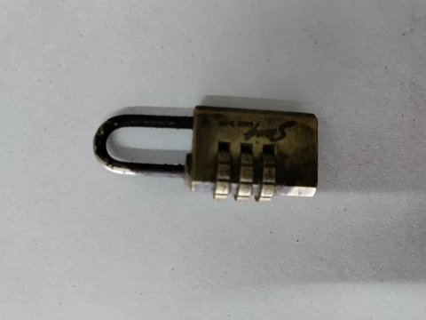 1900 Padlock Brass Primitive WORKING Rare old Rare Collectible ANTIQUE Cover