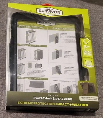 Griffin Survivor iPad Case for 4th Generation (2017 and 2018) 9.7 inch GB43623 - Image 1 of 2