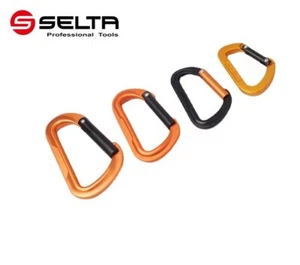 4pc Aluminium Forged Snap Hook Clip Camping Hiking Carabiner Holder - Picture 1 of 3