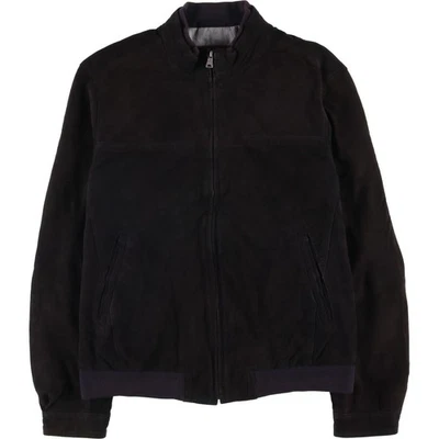 Used Hugo Boss suede leather jacket size M men's - Image 1 of 4