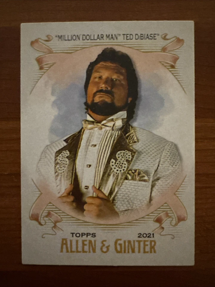 2021 Topps Heritage WWE Allen & Ginter #AG-15 Million Dollar Man Ted DiBiase - Image 1 of 4