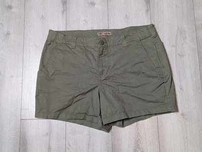 Shorts tático feminino 511 Nora tamanho 16 bolso utilitário verde exército costura interna 5" - Imagem 1 de 4