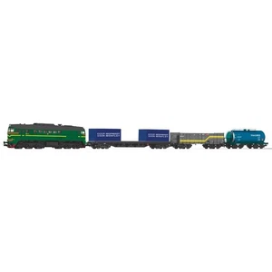 Piko 97940 Start-Set mit Bettung M62 + 3 Güterwagen, SZD, Ep. VI H0 + Neu - Bild 1 von 1