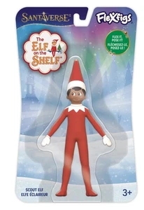 Flexfigs Elfe im Regal Pfadfinder Elfenjunge braune Augen biegsame Figur 89231 - Bild 1 von 3