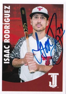 ISAAC RODRIGUEZ SIGNED AUTO 2025 PANINI LMB 100 ANOS STICKER CARD TIJUANA TOROS - Picture 1 of 3