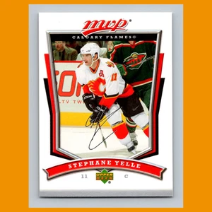 Stephane Yelle Rookie #118 2007-08 Upper Deck MVP Calgary Flames Hockey Card NHL - Picture 1 of 3