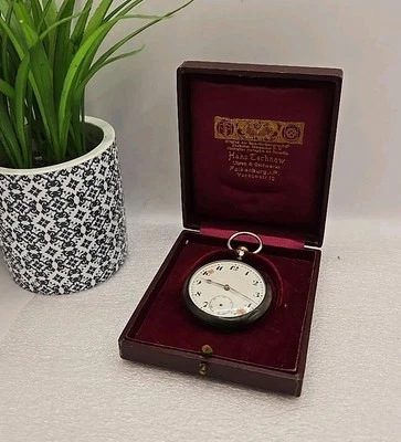 Vintage Junghans Pocket Watch 89170 with Original Case - Image 1 of 4