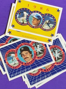 DON MATTINGLY DWIGHT GOODEN 1986 SPORTFLICS SIMULIERTE MAGIC MOTION DISC PROMO - Bild 1 von 5