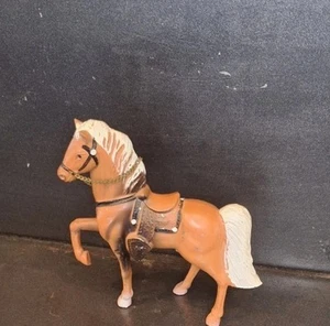 Vintage Die Cast Metal Prancing Horse Figurine Made In Japan Roy Rogers Trigger - Picture 1 of 8