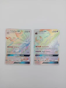 Solgaleo Gx e Lunala Gx Hyper ITA 155/149 153/149 Sole e Luna fuoriserie Pokemon - Imagen 1 de 11