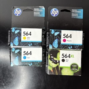 Genuine HP 564 Ink Cartridge 4-Pack New/Sealed Expired 2016-2019 - Picture 1 of 1