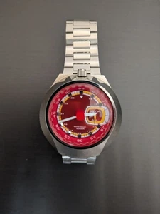 Seiko Alba AKA Quartz Horn Model Red Limited Rare Vintage Sports Watch - Picture 1 of 6