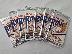 1992 Pacific Texas Express 2. Serie Nolan Ryan 7 versiegelte Kartenpackungen 12 pro Packung - Bild 1 von 3