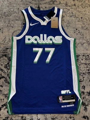 Nike Authentic Doncic 2022-23 Dallas Mavericks City Ed Size 40 = Small Jersey - Image 1 of 4