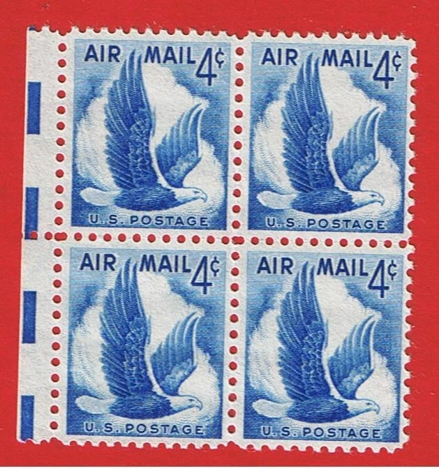 #C48  MNH OG  block of 4 Eagle   Free S/H - Image 1 of 1