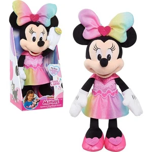 Junior Minnie Mouse Sparkle &Sing 13-inch Plush with Lights and Sounds, - Picture 1 of 6