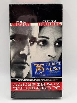 NEW CONSPIRACY THEORY VHS CASSETTE TAPE Mel Gibson Julia Roberts  Factory Sealed - Image 1 of 4