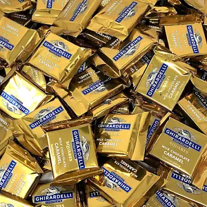 Ghirardelli Milk Chocolate Square Luscious Caramel Filling Bulk Candy (2 Pounds) - Picture 1 of 10