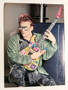 POISON / C.C. DEVILLE / 1980'S MAGAZINE FULL PAGE PINUP POSTER CLIPPING (7) - Picture 1 of 1