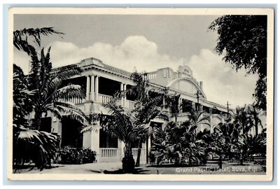 Suva Fiji Postcard Grand Pacific Hotel Building c1920's Unposted Antique - Image 1 of 2