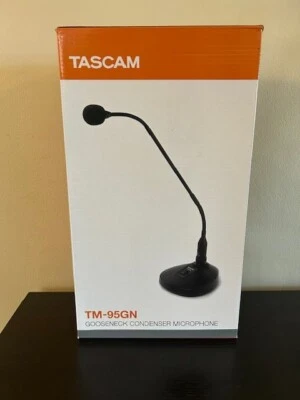 TASCAM TM-95GN Gooseneck Condenser Microphone Podium Podcast NEW - Image 1 of 4
