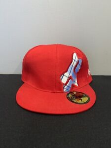 Fox Racing New Era 59Fifty Men's Size 7 Hat/Cap Red / Plaid NEW