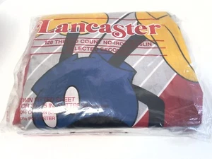 Vintage Disney Mickey Mouse & Minnie Twin Sheets Set LANCASTER NOS NEW - Picture 1 of 9