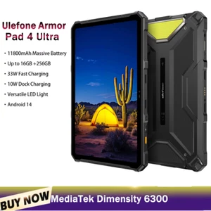 Ulefone Armor Pad 4 Ultra 5G Robust Tablet 10,36" 16G+256GB Android 14 11800mAh - Bild 1 von 24